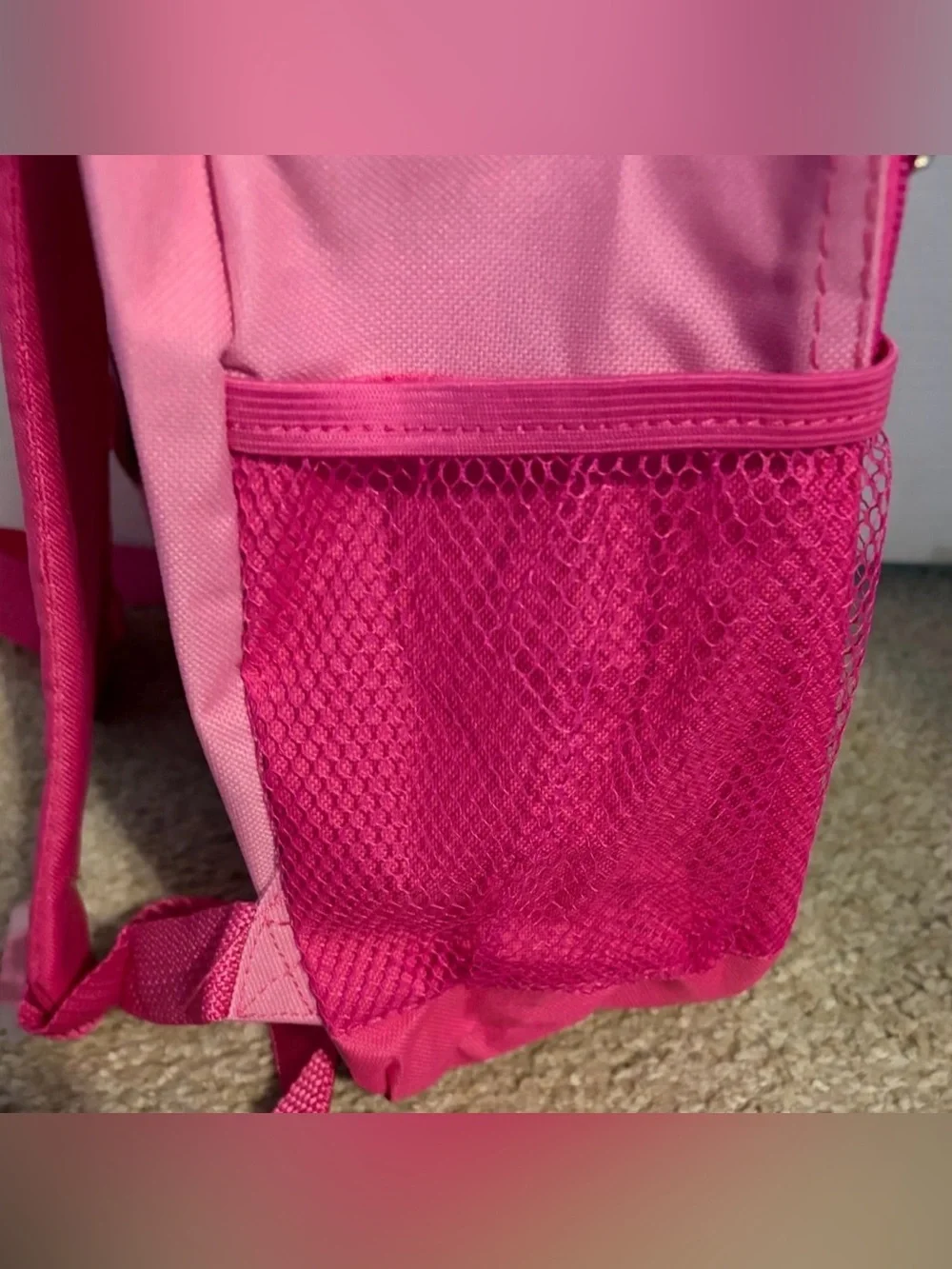 Disney Pink Backpack with Ariel, Jasmine, Cinderella & Snow White New